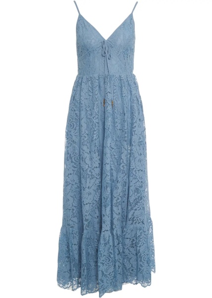 Rochii Lace maxi dress with floral pattern