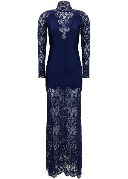 Rochii Long lace and jersey Dress