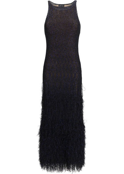 Rochii Long sequin-knit Dress