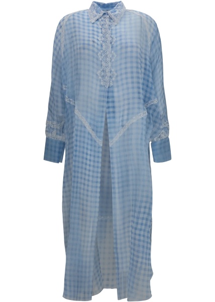Rochii Long shirt Dress with lace details