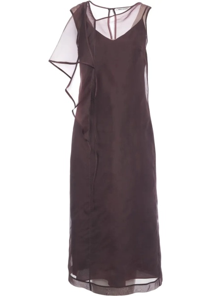 Rochii Midi dress in silk 'Dashiko'