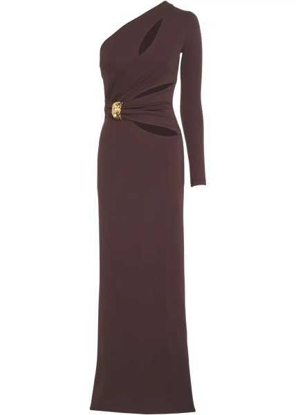 Rochii One-shoulder maxi dress