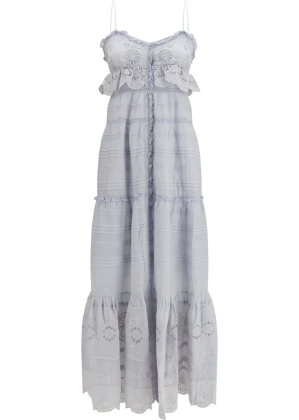 Rochii Paule long ruffled Dress