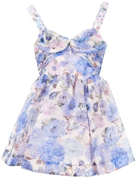 Rochii 'Rebellion' floral mini dress