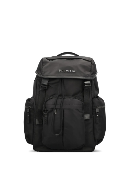 Rucsac Premiata negru din nylon si polypropylene