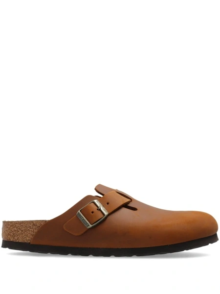 Saboti Birkenstock maro din piele