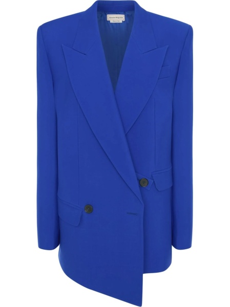 Sacou Alexander McQueen albastru