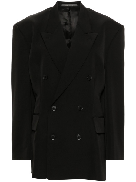 Sacou Balenciaga negru din lana