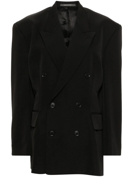 Sacou Balenciaga negru din lana