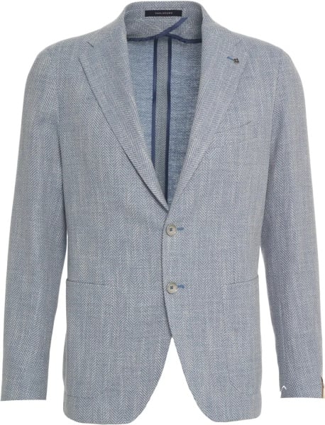Sacou Blazer with herringbone pattern