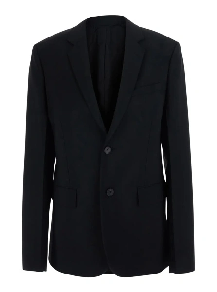 Sacou Fendi negru din lana si mohair