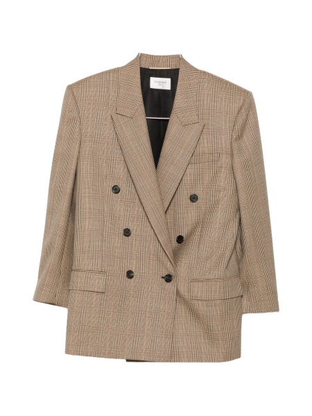 Sacou Saint Laurent maro din lana