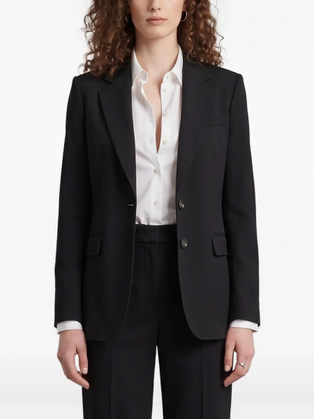 Sacou SUTTON NEW YORK negru din elastan si vascoza