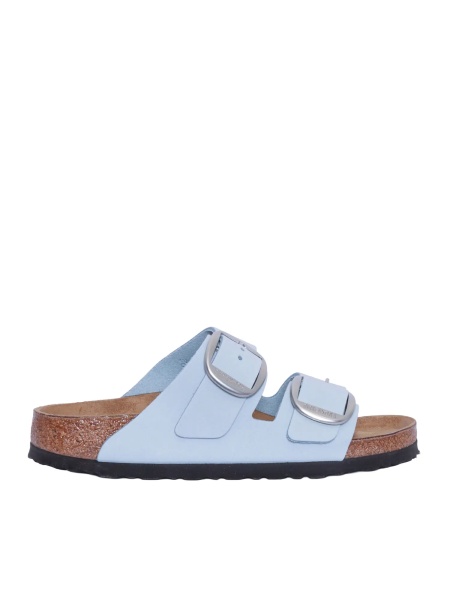 Sandale Arizona Big Buckle baby blue, Nubuck Leather