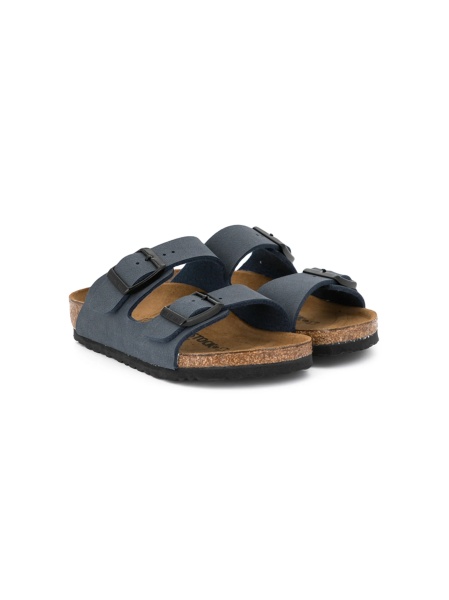 Sandale Birkenstock albastre din material textil