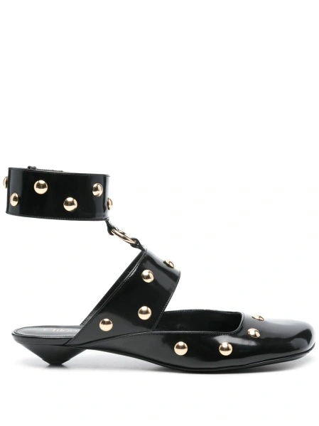 Sandale Chloe negre din piele