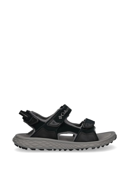 Sandale Columbia negre din piele intoarsa si material textil