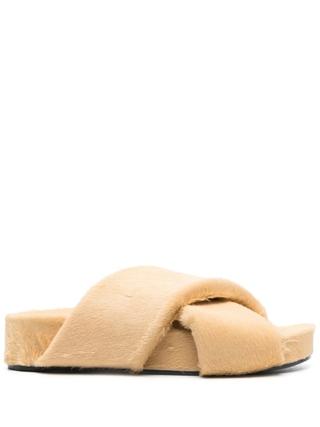 Sandale Jil Sander neutre din piele
