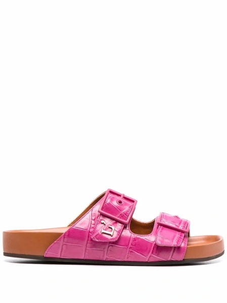 Sandale L'Autre Chose roz din piele