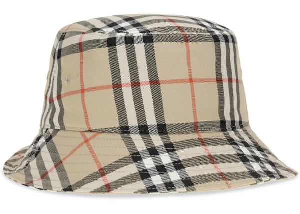 Sapca Check cotton Bucket Hat