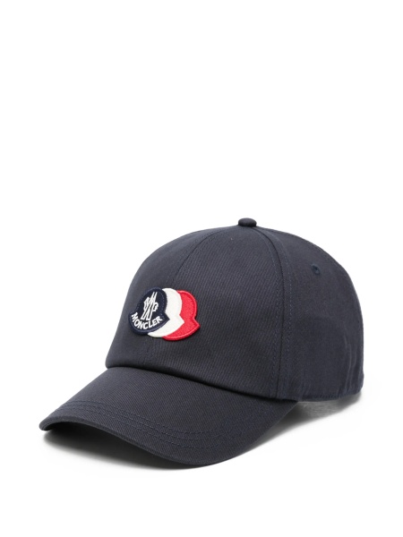 Sapca Moncler albastra din bumbac
