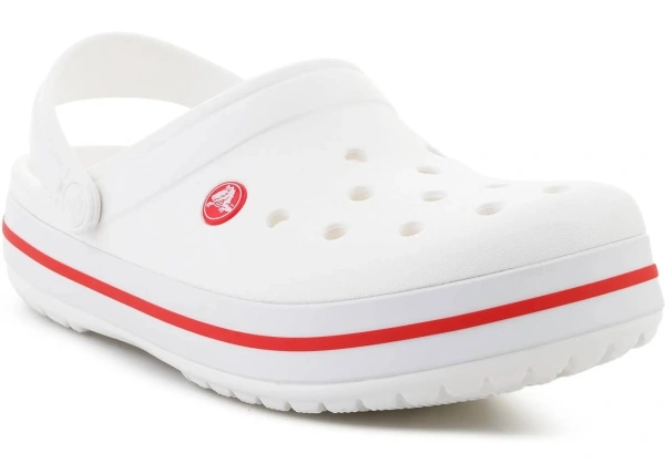 Slapi CROCBAND WHITE/STARFISH