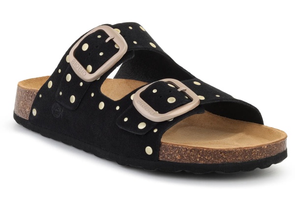 Slapi FRIDA SUEDE NEGRO