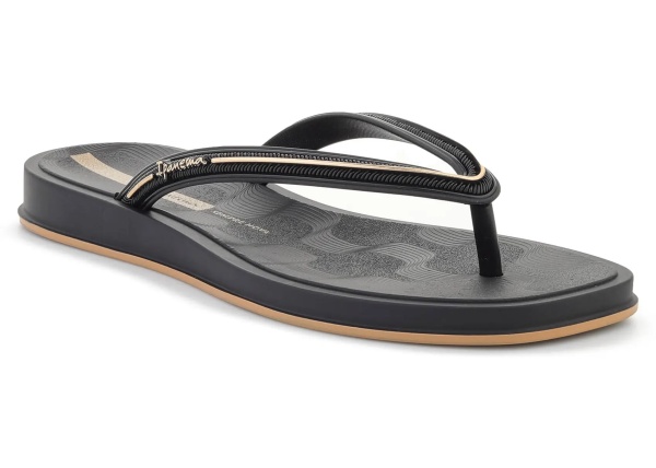 Slapi GLOW AD BLACK/BLACK/GOLD
