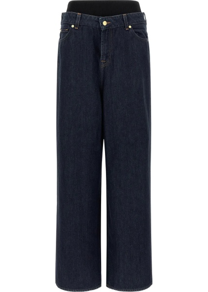 Slouchy Jeans in denim