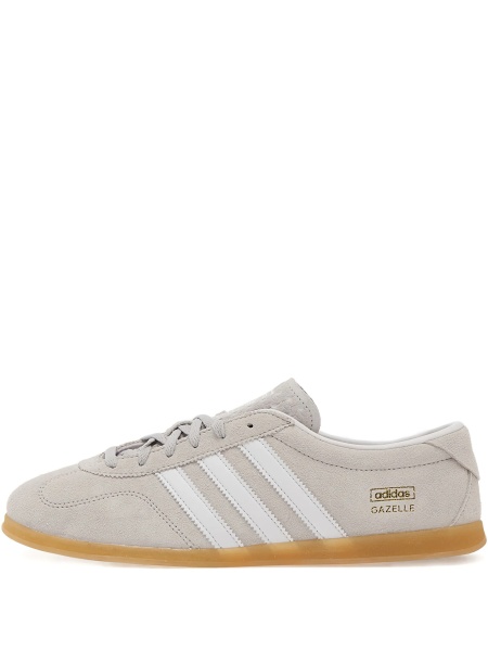 Sneakers adidas Originals gri din piele intoarsa