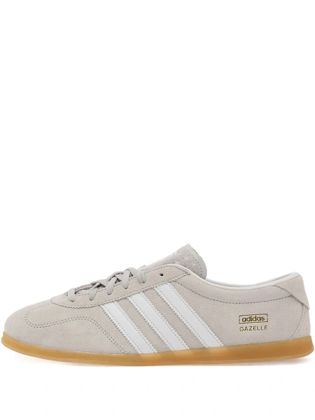 Sneakers adidas Originals gri din piele intoarsa