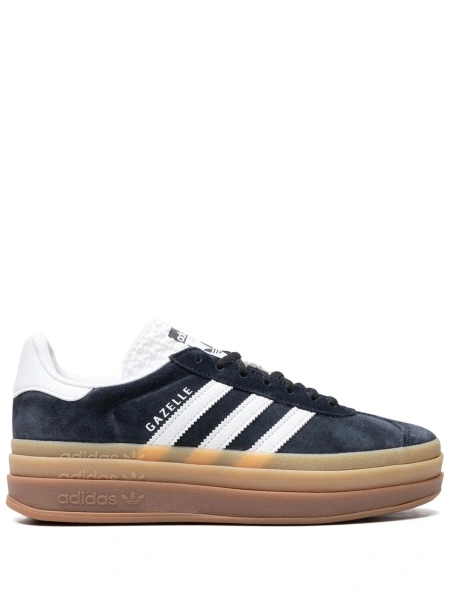 Sneakers adidas Originals negri din piele intoarsa