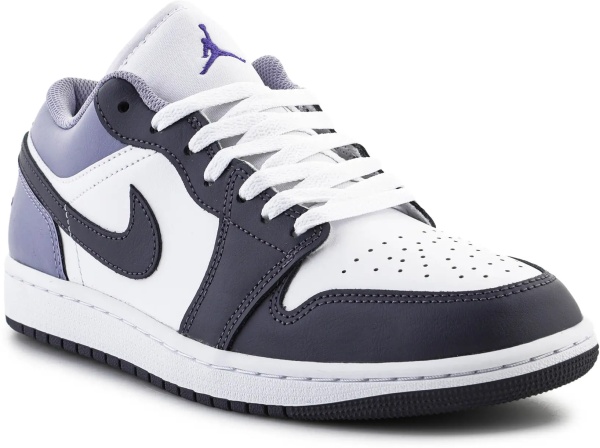 Sneakers Air Jordan 1 LOW White/Indigo Haze Blanc/Brume Indigo