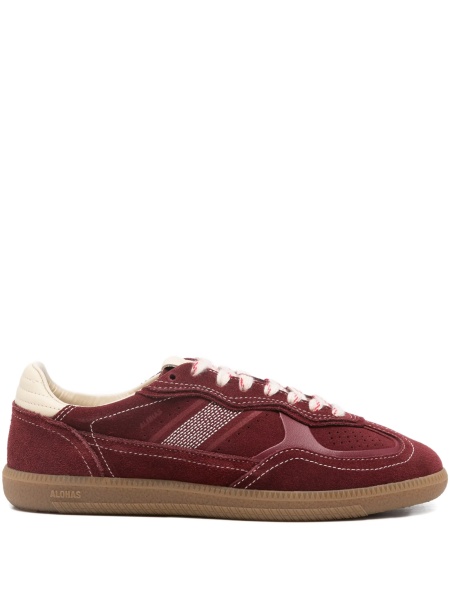 Sneakers Alohas rosii din piele intoarsa si bumbac