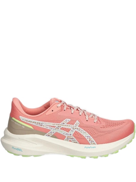 Sneakers ASICS roz din material textil