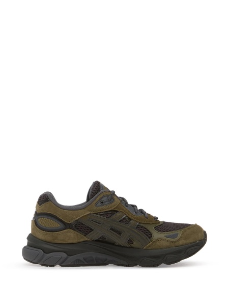 Sneakers ASICS verzi din piele intoarsa si poliuretan