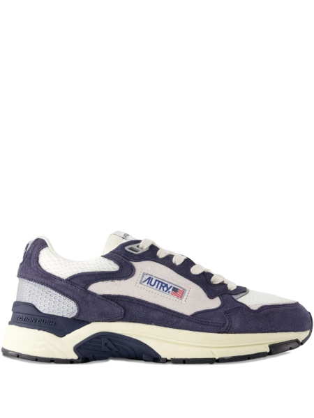 Sneakers AUTRY albastri din poliuretan si piele