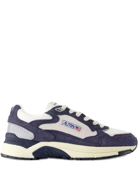 Sneakers AUTRY albastri din poliuretan si piele