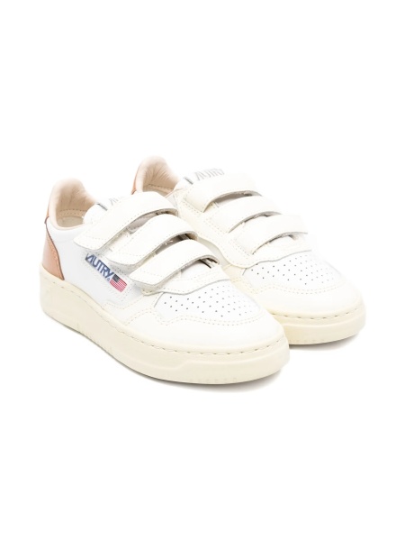 Sneakers AUTRY albi din piele
