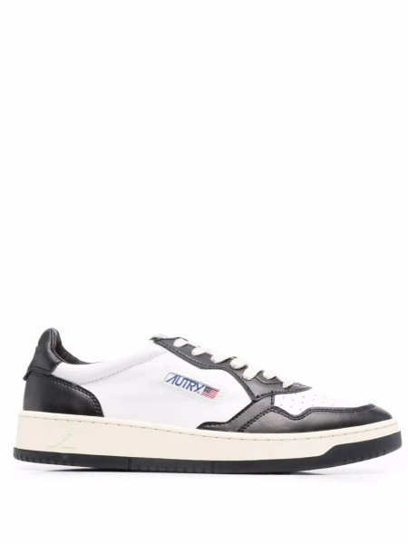 Sneakers AUTRY albi din piele