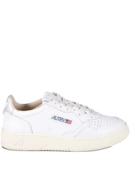 Sneakers AUTRY albi din piele