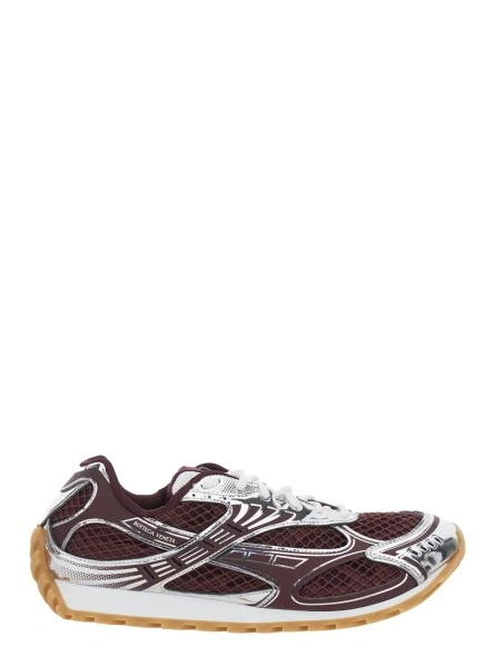 Sneakers Bottega Veneta mov din tesatura tehnica