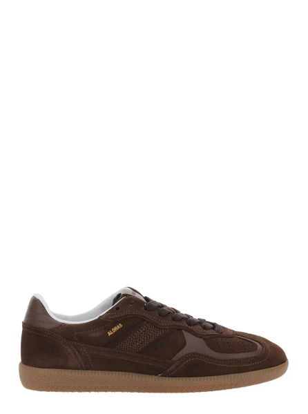 Sneakers Brown 'Tb.490' Sneaker Low Top with Engraved Logo Detail on the Side and Perforated Details In Leather for Women