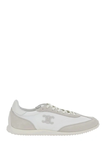 Sneakers Céline albi din piele