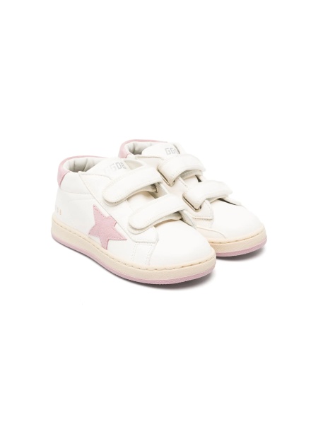 Sneakers Golden Goose albi din piele