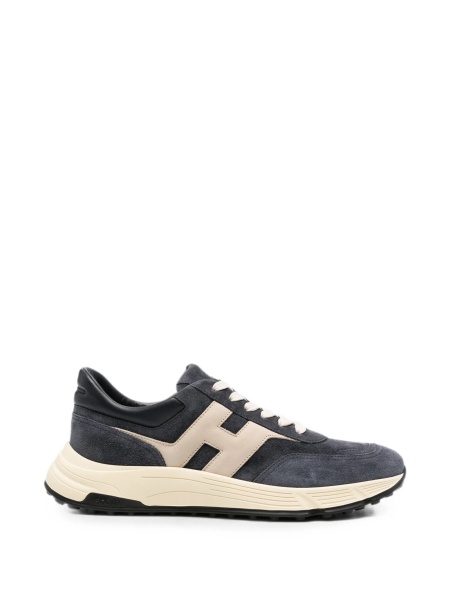 Sneakers Hogan albastri din piele