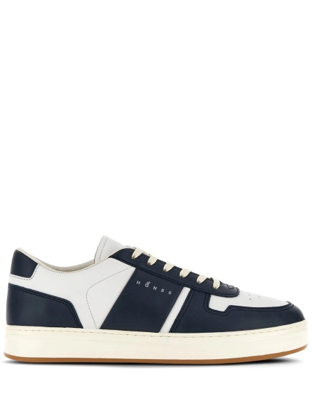 Sneakers Hogan albi din piele