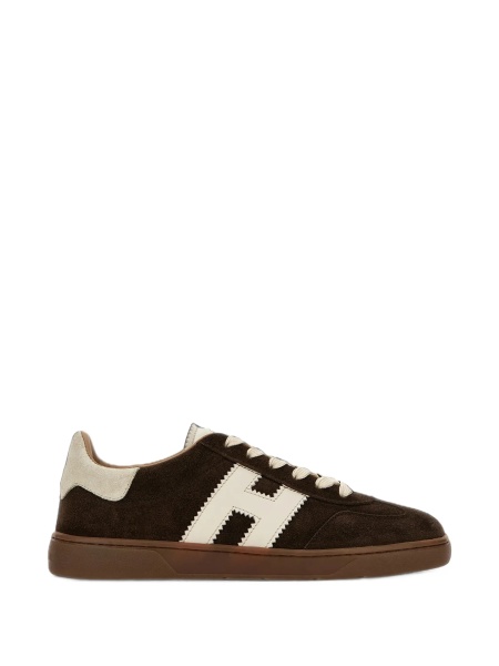 Sneakers Hogan maro din piele intoarsa