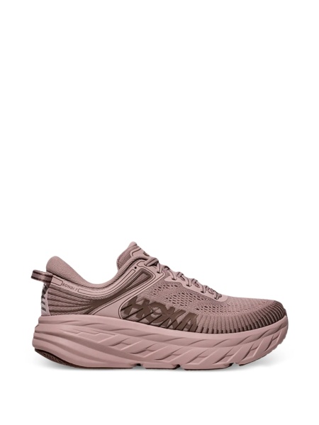 Sneakers Hoka One One roz din material textil