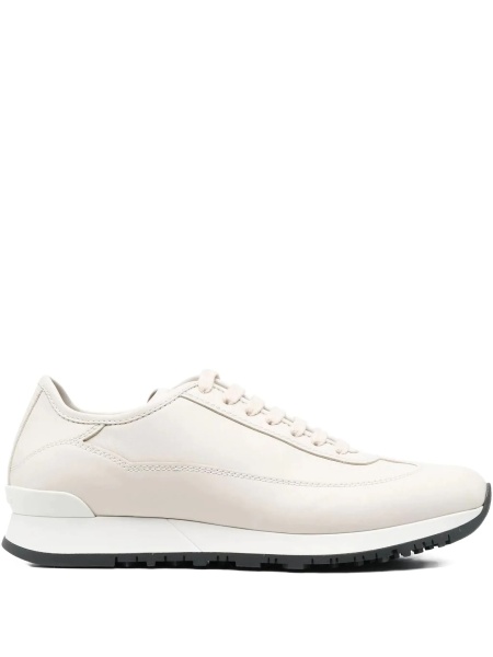 Sneakers JOHN LOBB albi din piele